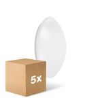 Mehrfachpackung 5x Ledvance Surface Rund 250 Weiß 13W 920lm - 830 Warmweiß | mit Sensor - IP44 - Ersatz Für 2x13W