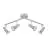 Ledvance Spot LED GU10 Aluminium 4x 3W - 827 Blanc Très Chaud 