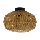 Eglo Plafonnier Sheldon Acier Noir | IP20 - Convient pour 1x E27 